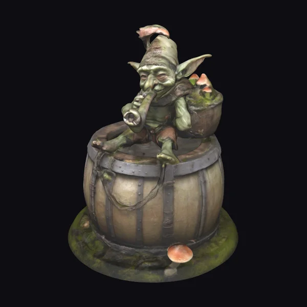Goblin on Barrel Pipe
