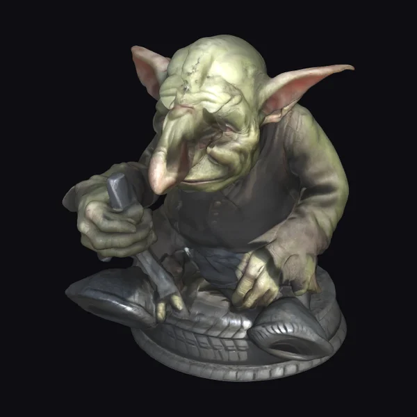 Goblin with Truck Tire