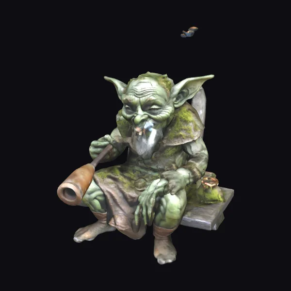 Green Goblin on Bench