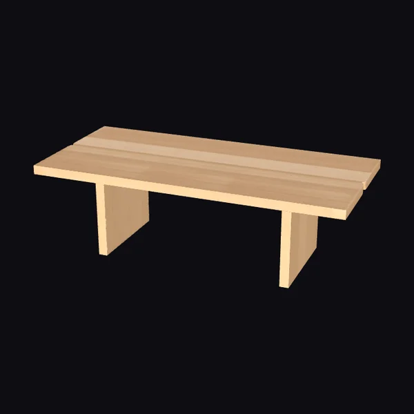 Light Oak Wood Table