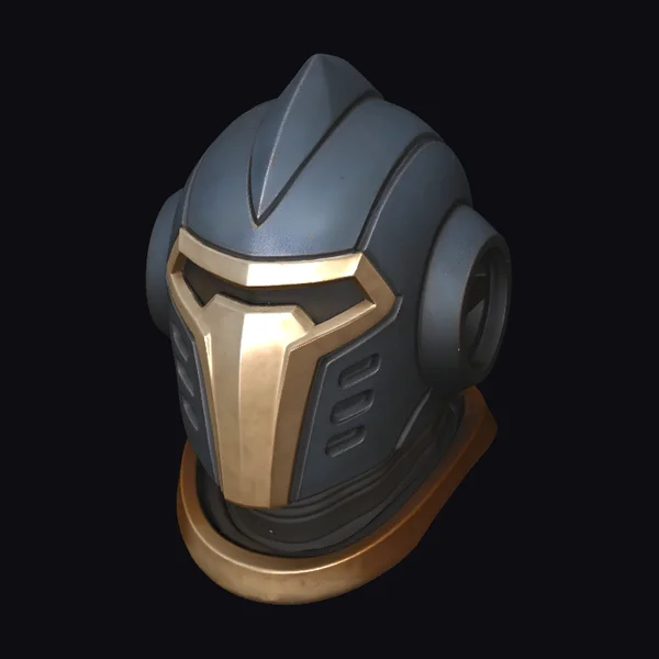 Cerulean Knight Helmet