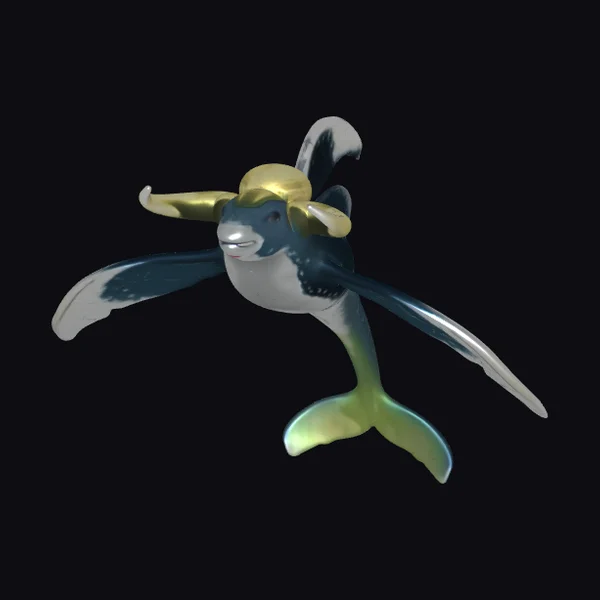 Flying Fish with Horns