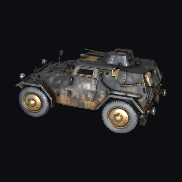 Rusted Armored Vehicle