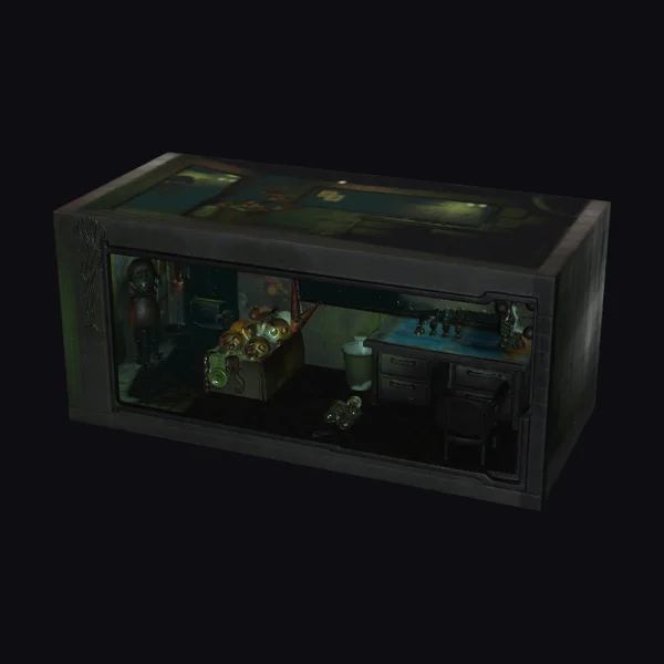 Dark Toy Box Interior