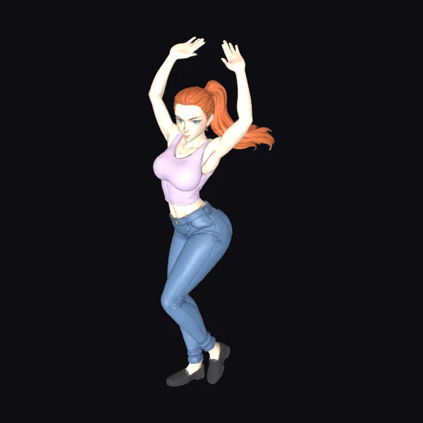 Dancing Girl Figure