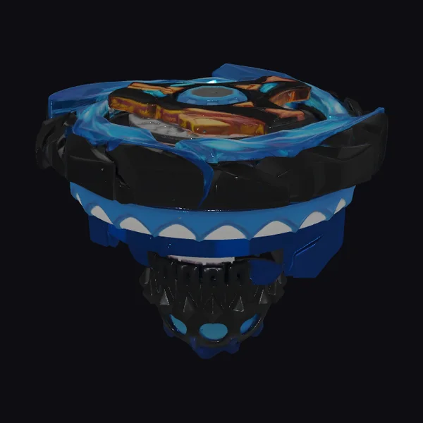 Blue Spin Toy