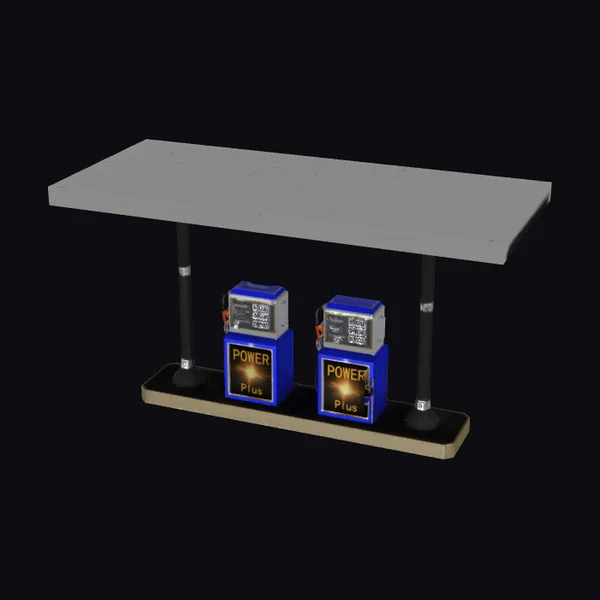 Fuel Station Illustration