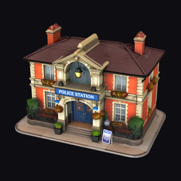 Police Station Facade