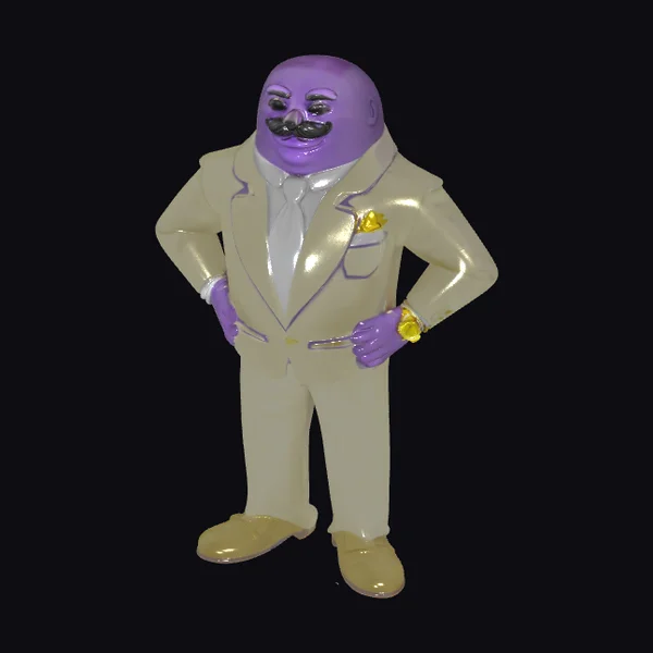 Purple Suave Gentleman