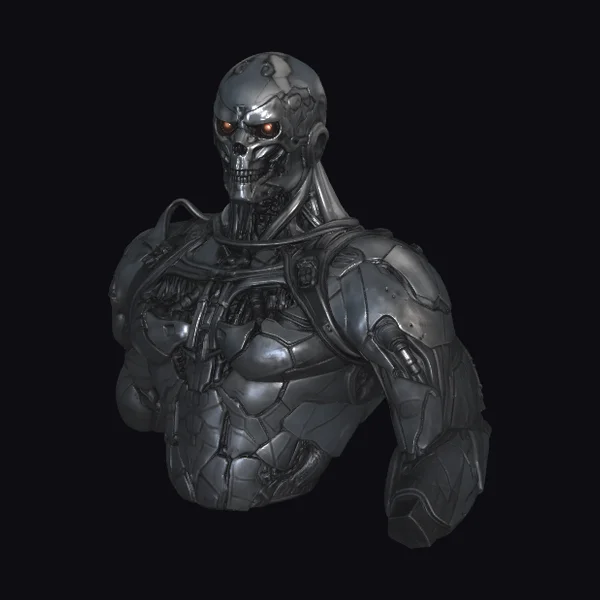 Cybernetic Torso Bust
