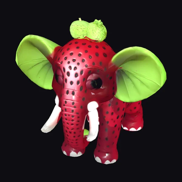 Strawberry Animatronic Elephant