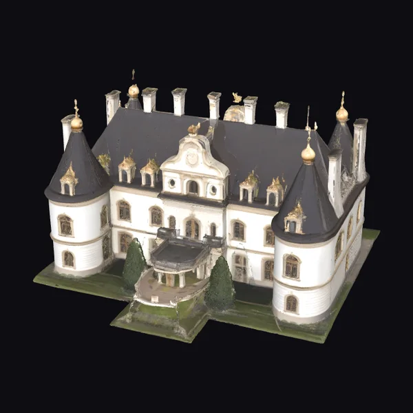 Ornate White Castle