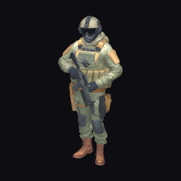 Tactical Operator in Gear