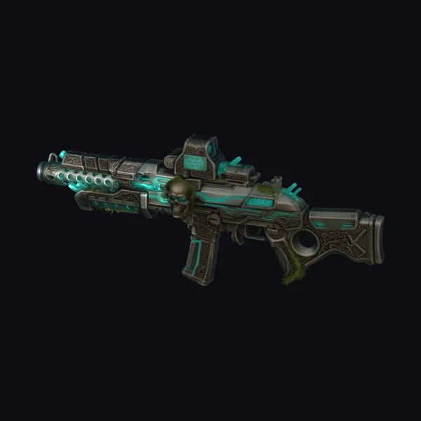 Cyber Skull Blaster Gun