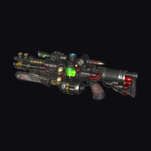 Cybernetic Heavy Blaster Gun