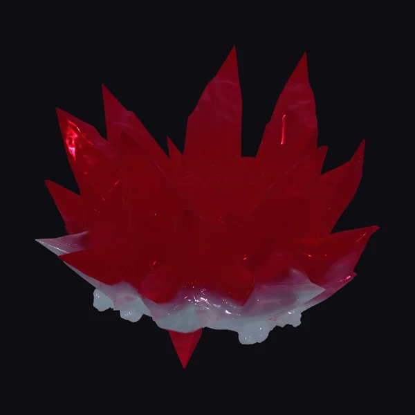Red Crystal Growth