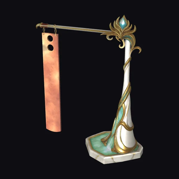 Ornate Gate Sign Holder