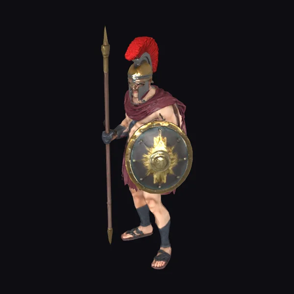 Ancient Greek Spartan Warrior