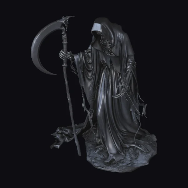 Dark Hooded Skeleton