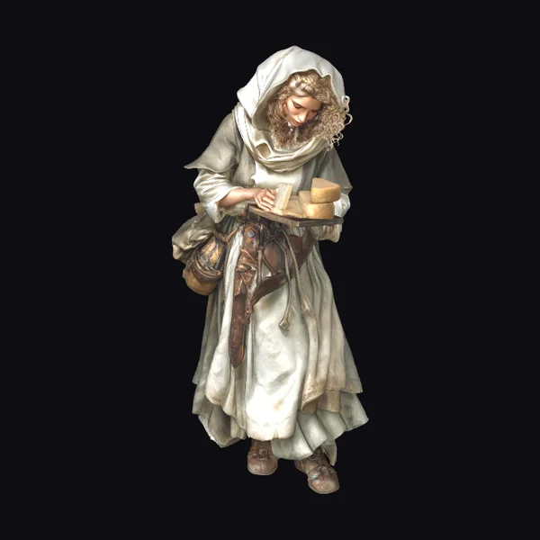 Medieval Bread Vendor