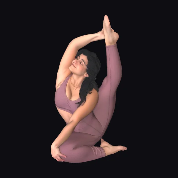 Woman in Yoga Pose