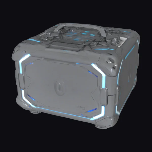 Neon Hex Cargo Crate