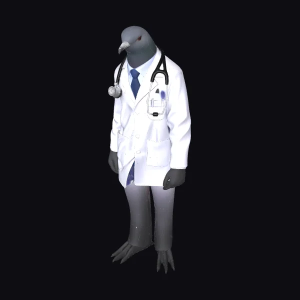 Pigeon Headed Medical Doctor