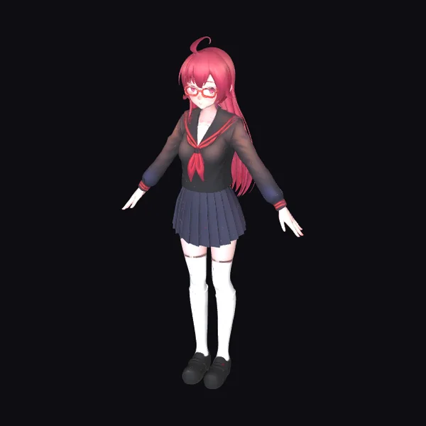 Anime Girl in Uniform