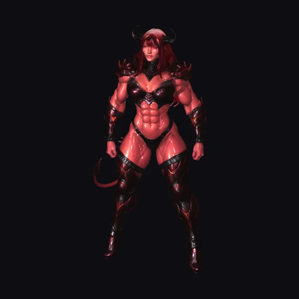 Muscular She-Devil