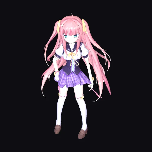 Pink Hair Anime Girl