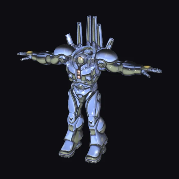 Shiny Power Mech Robot