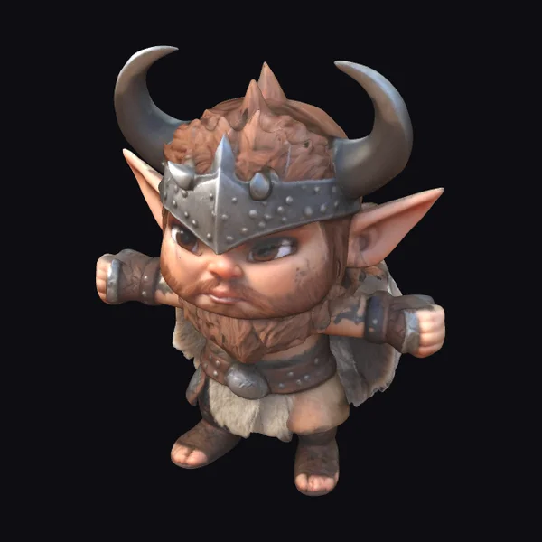 Chibi Nordic Warrior