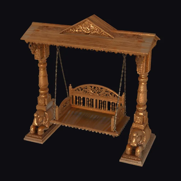 Ornate Wooden Swing