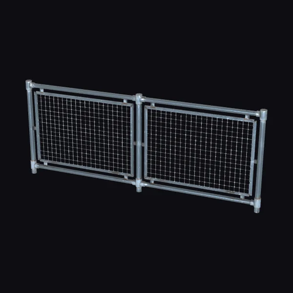 Rusted Metal Mesh Gate