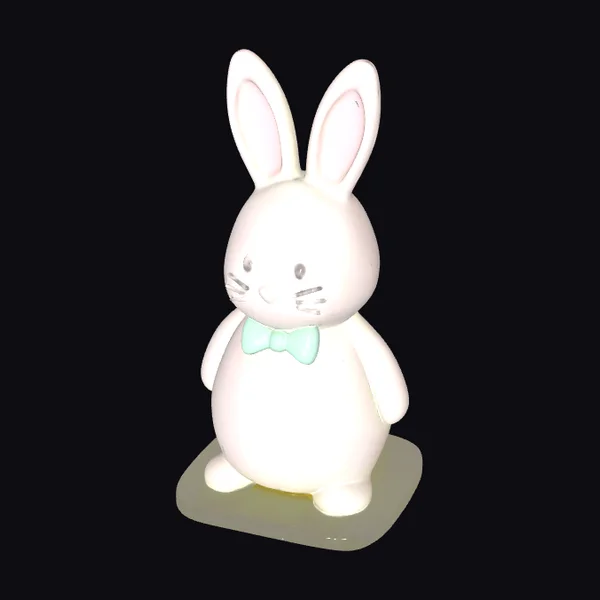 Pastel Bunny with Bow