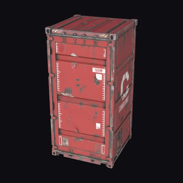 Rusty Red Cargo Container