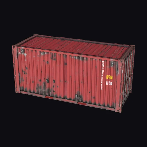 Rusty Red Shipping Container