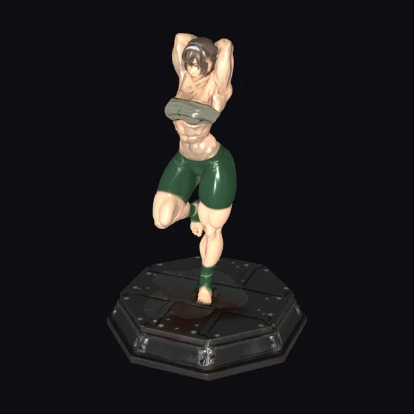 Muscular Anime Male Figure