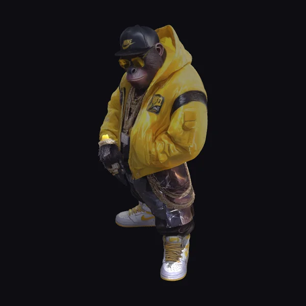 Gorilla in Yellow Jacket