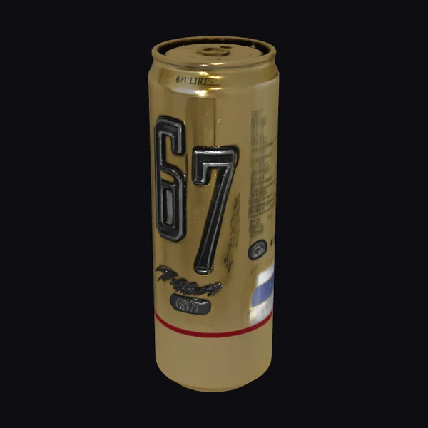 Golden Soda Can