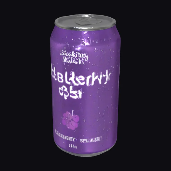 Purple Soda Can
