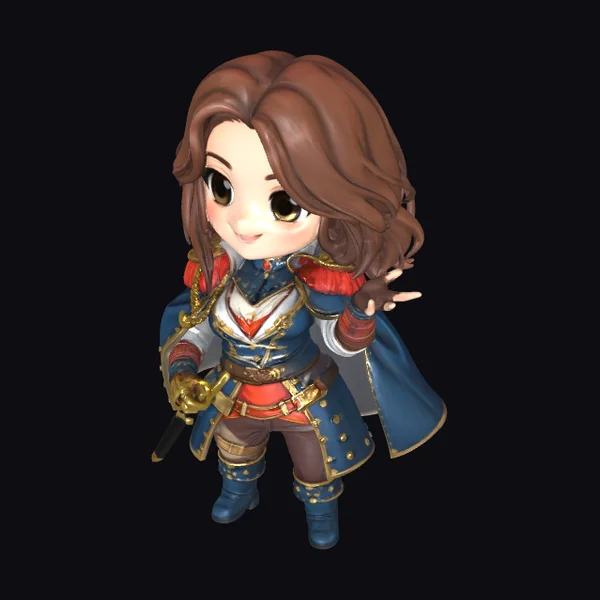 Chibi Female Captain