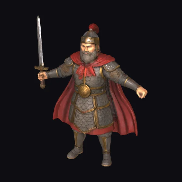 Ancient Warrior with Sword