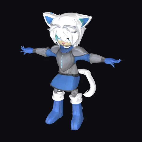 Furry Feline Warrior