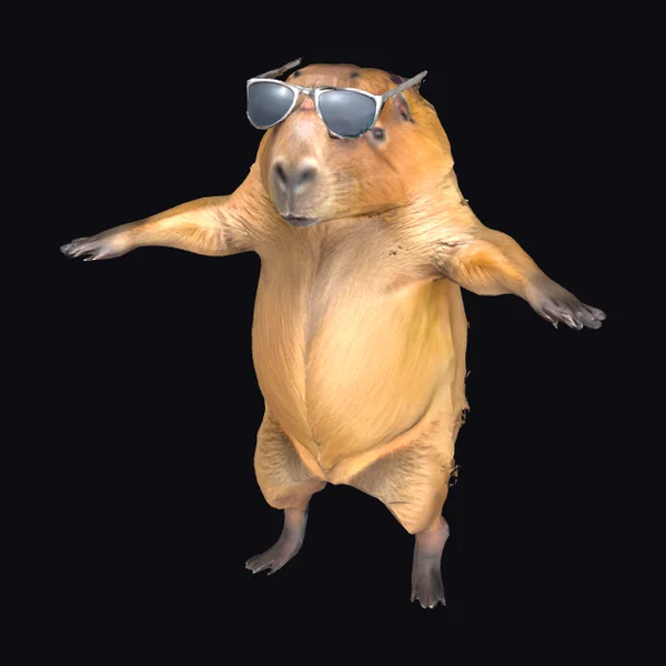 Capybara in Sunglasses