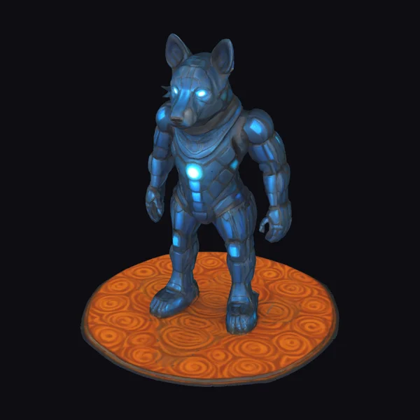 Cybernetic Canine Figure