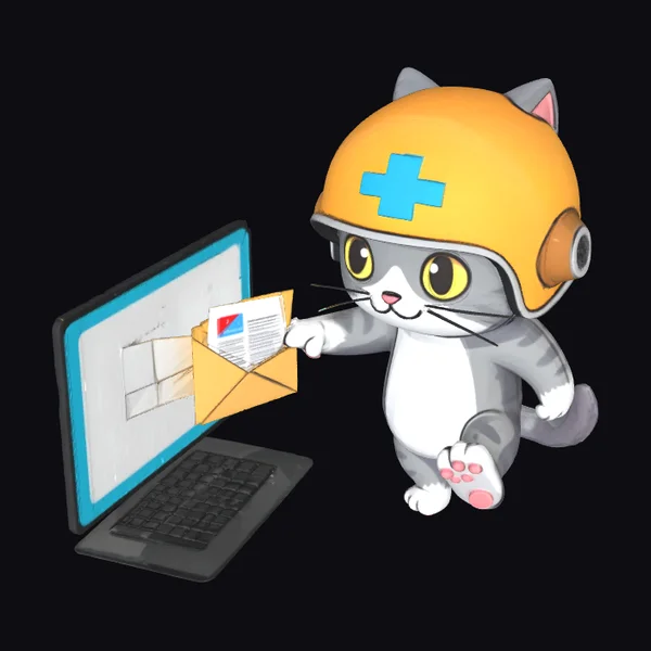 Grey Cat Courier Helmet