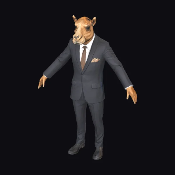 Businessman Camel