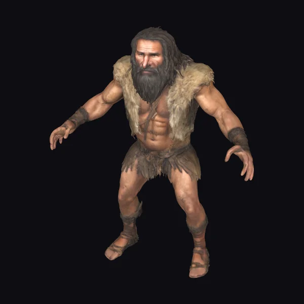 Furry Caveman Stance