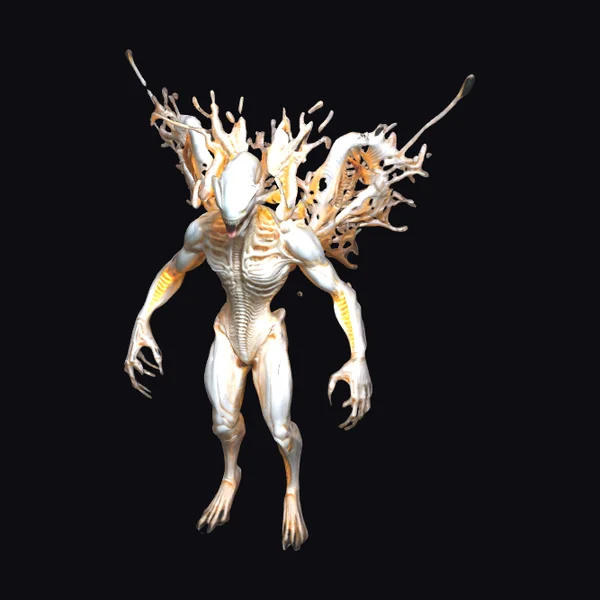 Alien Creature with Tentacles